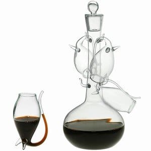 Port Decanter and Sipping Glasses Set -4337
