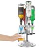 Final Touch 4 Bottle Rotary Drinks Optics Bar Caddy