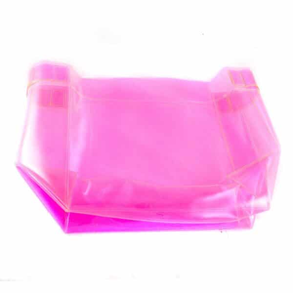 Pink Foldable Ice Bucket