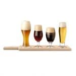 Final Touch Beer Ale Tasting Gift Paddle Serving Set -0