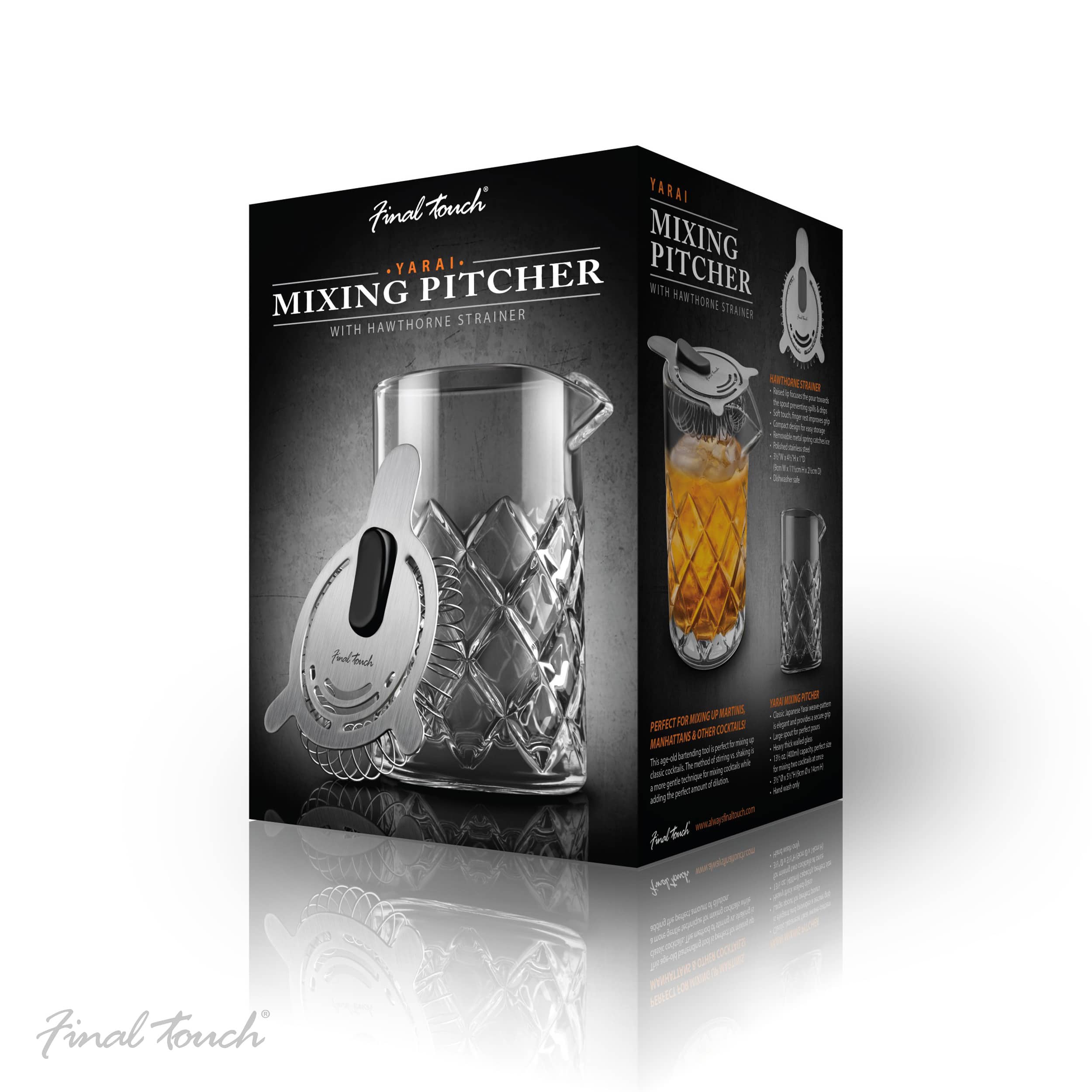Mixing Pitcher With Hawthorne Strainer
