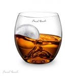 Whisky Glass and Ice Cube Ball Set