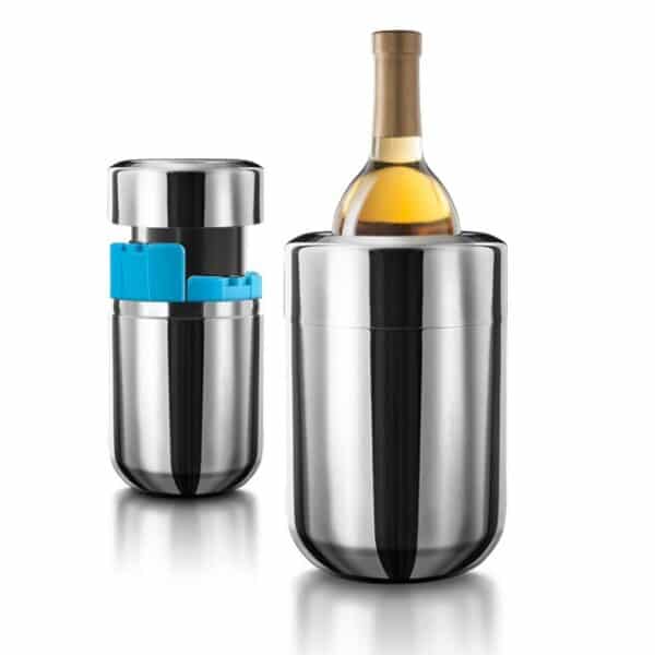 Stainless Steel Wine Chiller With Gel Freezer Packs