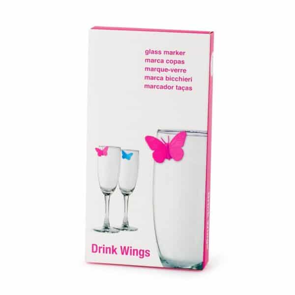 Butterfly Wine Glass Silicone Markers