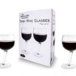 Pack of 2 Tipsy Wonky Novelty Wine Glasses