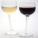 Pack of 2 Tipsy Wonky Novelty Wine Glasses