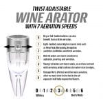 Twist Adjustable Red Wine Aerator