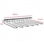 Sizes Ofr Under Cupboard & Wall Glass Storage Rack