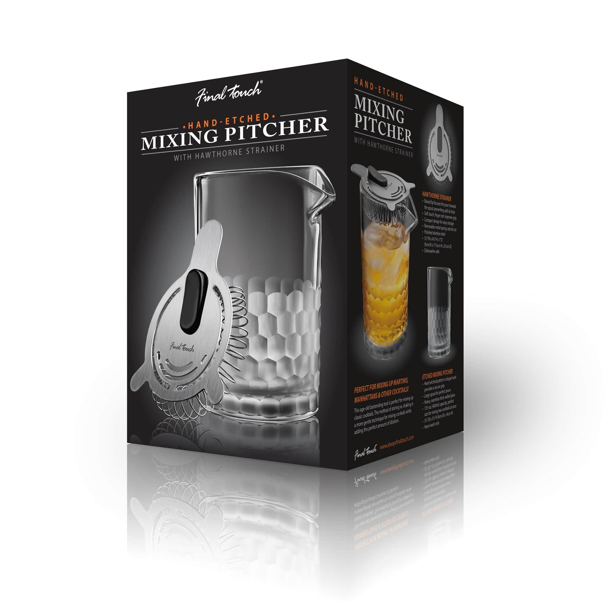 Mixing Pitcher With Hawthorne Strainer