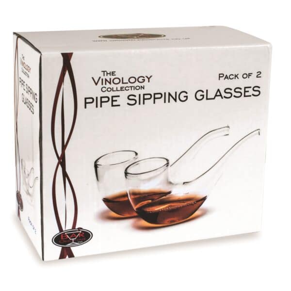 Brandy Sipper Glasses Pipe - Pack of 2