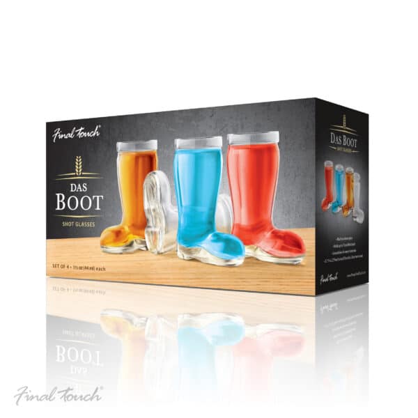 Final Touch Das Boot Shot Glasses - Set of 4-4317