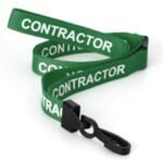 Pre-printed CONTRACTOR Lanyard