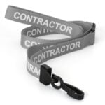 Pre-printed CONTRACTOR Lanyard