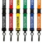 Pre-printed VISITOR Lanyard