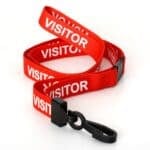 Pre-printed VISITOR Lanyard