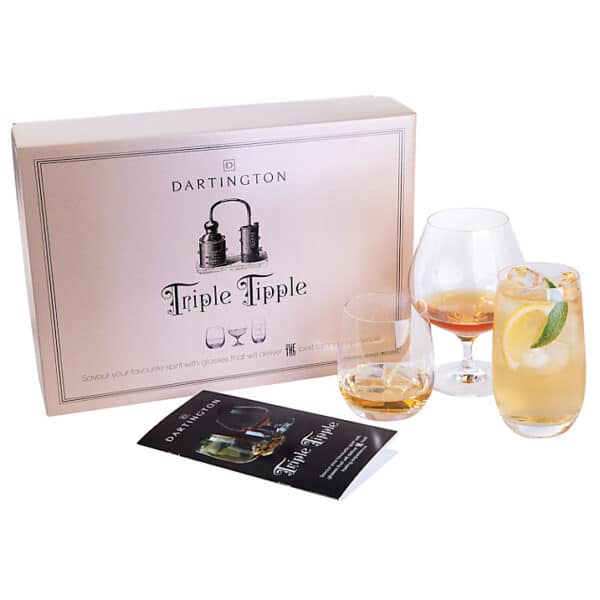 Dartington Crystal Triple Tipple Drinking Gift Set