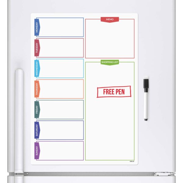 Magnetic Daily Planner whiteboard fridge