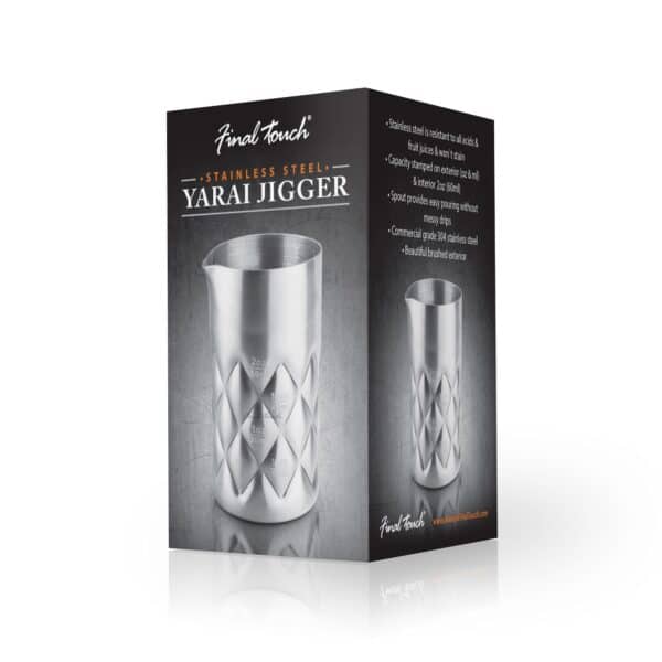 Final Touch Stainless Steel Cocktail Jigger Measure 60ml-4627