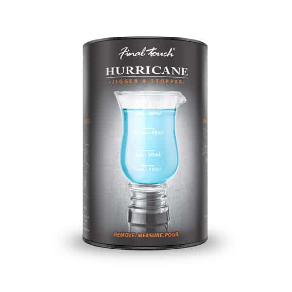 Hurricane Bottle Stopper Jigger gift boxed