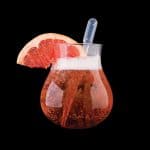 Grape and gin cocktail example