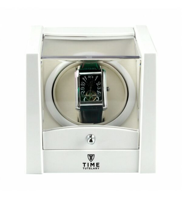 Front Time Tutelary Automatic Watch Winder KA079 - White