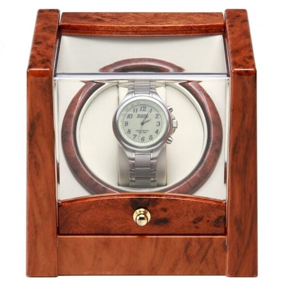 Time Tutelary Automatic Watch Winder KA079 - Burl