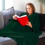 Snug-Rug DELUXE Blanket with Sleeves Racing Green