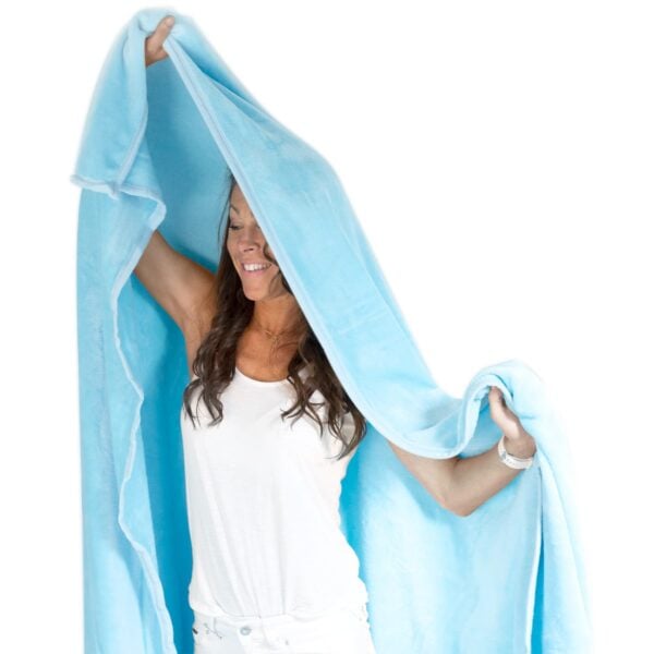 Snug-Rug PREMIUM Throw Blanket Scuba Blue