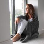 Snug-Rug Sherpa Throw Blanket (Slate Grey)
