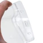 Expo ID Badge Card Plastic Pocket Holder Horizontal
