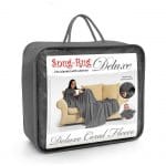 Slate Grey Snug-Rug DELUXE Blanket With Sleeves-5202