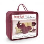 Mulberry Red Snug-Rug DELUXE Blanket With Sleeves