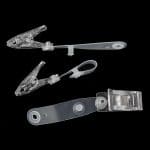 Pack of 50 Clear Grip Plastic Crocodile Clips for ID Badge Holders Strap