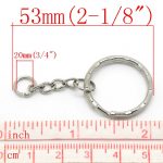 Blank Keyrings size