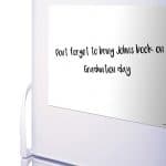 Blank A3 Dry Wipe Magnetic Whiteboard Fridge Board