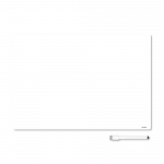Blank A3 Dry Wipe Magnetic Whiteboard Fridge Board