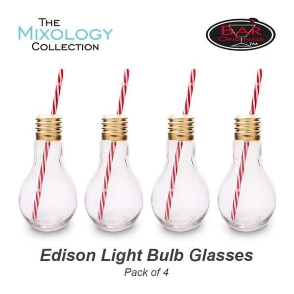 Edison Light Bulb Drinking Glasses
