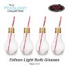 Edison Light Bulb Drinking Glasses