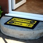 Arrivals And Departures Airport Novelty Coir Doormat