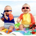 Baby Sunglasses on the beach