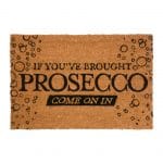 Prosecco Novelty Coir Doormat