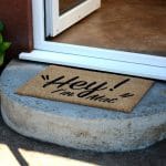 Hey I'm Mat Funny Coir Doormat