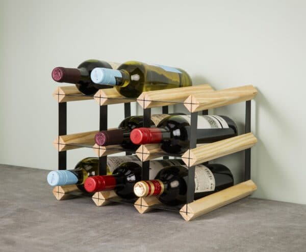 9 bottle wine rack lifestyle