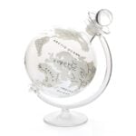 Glass Globe World Map Decanter (750ml)