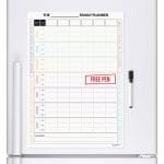 7 Day Family Planner Magnetic Fridge Memo Board