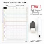 7 Day Family Planner Magnetic Fridge Memo Board