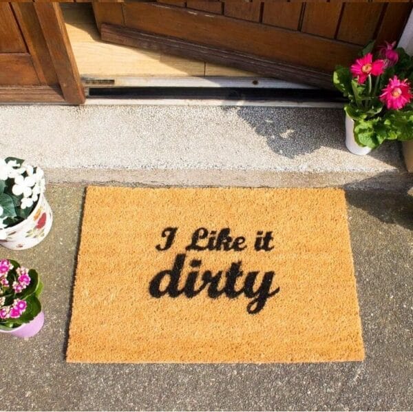 I Like It Dirty Funny Coir Front Doormat