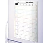 7 Day Family Planner Magnetic Fridge Memo Board