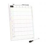 7 Day Family Planner Magnetic Fridge Memo Board