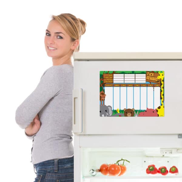 Jungle Reward chart for a fridge